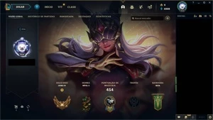 Conta LOL com 200 skins gold - League of Legends