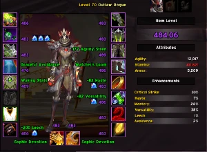 70 Ladino Fora da Lei [484ilvl] [4 Tier Sets] - Blizzard