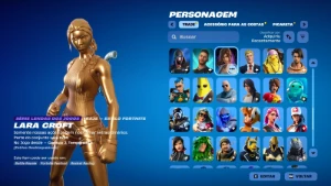 Conta Fortinite | 96 skins | Lara Croft | Clark Kent - Fortnite