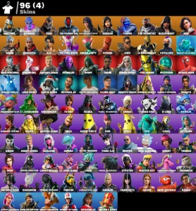 Conta Fortinite | 96 skins | Lara Croft | Clark Kent - Fortnite