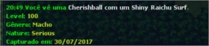 Conta OTPokemon lvl 250 + 5 SHINYS Mundo Black - Tibia