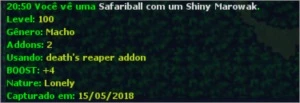 Conta OTPokemon lvl 250 + 5 SHINYS Mundo Black - Tibia
