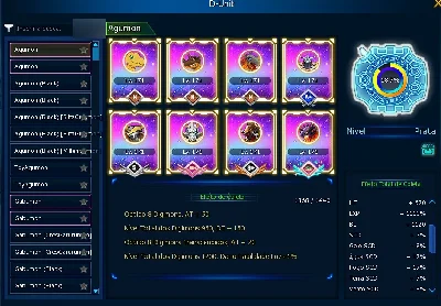 Conta top 7u apollo quantum e mais LA-DMO - Digimon Masters Online
