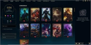Conta League Of Legends com skins raras como rammus + icones LOL