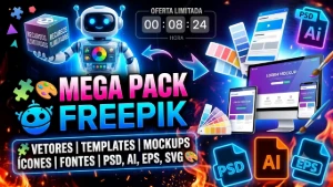 🔥pare de começar do zero | melhor pack para designer 🎨🧩 - Arte Digital Artes Canva