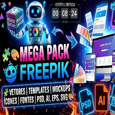 🔥4K Quality | pack Freepik para designer 🎨🧩 - Arte Digital Artes Canva