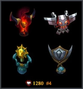CONTA PRATA 1 COM 137 CHAMPS E 55 SKINS - League of Legends LOL