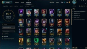 Conta GOLD 2 com boas skins e muitas chaves - League of Legends LOL