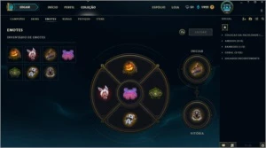 Conta GOLD 2 com boas skins e muitas chaves - League of Legends LOL