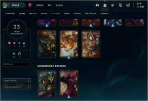 CONTA LOL - LVL 103 - 33 SKINS - League of Legends