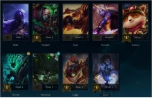 CONTA LVL30+ SMURF DE LOL 10K+ DE ESSÊNCIAS E 30+ CAMPEÕES - League of Legends