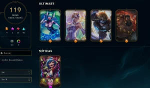 Conta LOL - LVL 120 - 111 Champions - 119 Skins - FULL ACESS - League of Legends