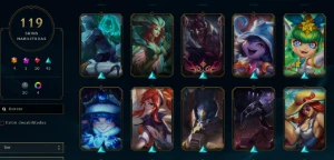 Conta LOL - LVL 120 - 111 Champions - 119 Skins - FULL ACESS - League of Legends