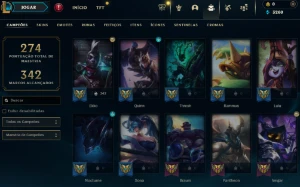 Conta LOL - LVL 120 - 111 Champions - 119 Skins - FULL ACESS - League of Legends