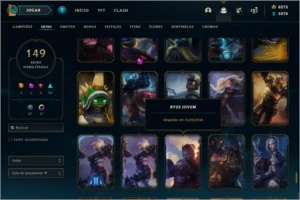 CONTA COM TODAS SKINS MAIS RARAS DO JOGO - League of Legends LOL