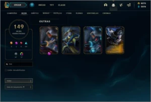 CONTA COM TODAS SKINS MAIS RARAS DO JOGO - League of Legends LOL