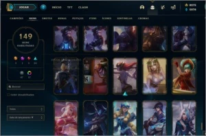 CONTA COM TODAS SKINS MAIS RARAS DO JOGO - League of Legends LOL