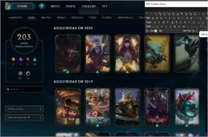 Conta LoL ativa desde 2012 (com email de criação) - League of Legends