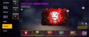 CONTA FREE FIRE GEMADA, DIVERSAS SKINS, LEVEL 60, DIAMANTE 1