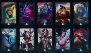 LOL 175 SKINS G4 - League of Legends