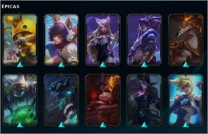 LOL 175 SKINS G4 - League of Legends