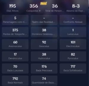 Genshin: Chasca, Arlequinno, Yoimiya e Mizuki + 3 Armas T5 - Genshin Impact