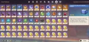 Genshin: Chasca, Arlequinno, Yoimiya e Mizuki + 3 Armas T5 - Genshin Impact