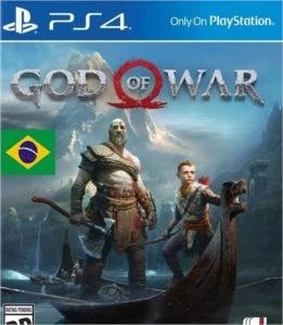 God Of War 4 Ps4 Midia Digital Vitalicio Psn Primario Pt Br - Playstation