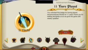conta antiga aqw 11 anos - Adventure Quest World