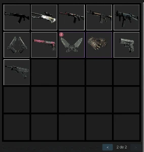 CONTA CS GO PPRIME PRATA 4 + SKINS - Counter Strike