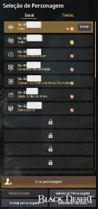 Conta com 645GS(283/285/361) 20Bi no Mercado, Pote de HP Etc - Black Desert