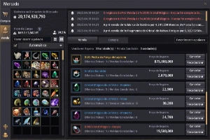 Conta com 645GS(283/285/361) 20Bi no Mercado, Pote de HP Etc - Black Desert