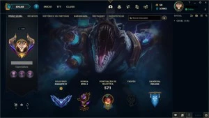 CONTA LOL FULL CHAMP D4 64% WIN RATE MMR MESTRE - League of Legends