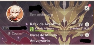 Conta Genshin AR 58 região NA - 11 5*, DPS fortes - Genshin Impact