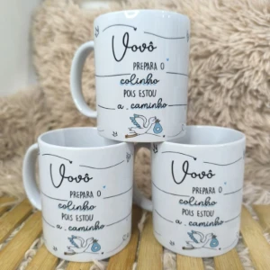 Caneca Personalizada para Anúncio de Nascimento