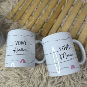 Caneca Personalizada para Anúncio de Nascimento - Artesanato e Personalizados