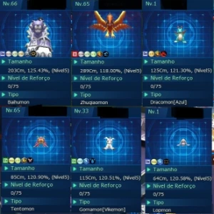 SUSSANO+MGARGO+DUKE SHIN, LUCE SM, DBAGRA, GOAT+ROUPA PERMA  - Digimon Masters Online DMO