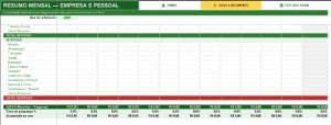 Planilha Completa De Gestão Pessoal E Empresarial - Planilhas e Dashboards
