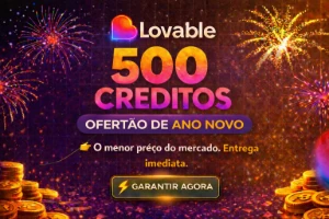500 créditos na sua conta Lovable - Outros