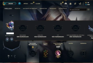 Conta Unranked com 120 Champs e 63 Skins - League of Legends LOL