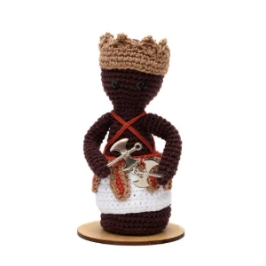 Orixá Xangô em Amigurumi