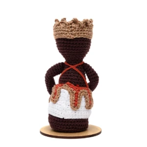 Orixá Xangô em Amigurumi - Artesanato e Personalizados