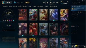 CONTA DE LOL Lvl 409 / Gold IV / 129 Skins / Annieversário - League of Legends