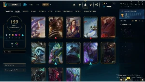 CONTA DE LOL Lvl 409 / Gold IV / 129 Skins / Annieversário - League of Legends