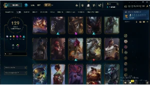 CONTA DE LOL Lvl 409 / Gold IV / 129 Skins / Annieversário - League of Legends