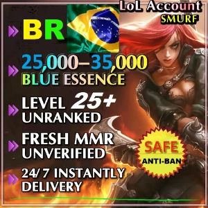 [BR] Conta Smurf Unranked HAND LEVEL (Upada a mão) ANTI-BAN! - League of Legends LOL