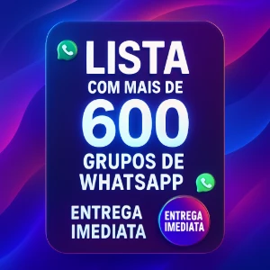 Lista 600 grupos de  [content removed] app - eBooks