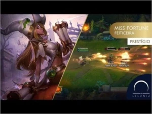 Compro conta com skin miss feiticeira presíigio - League of Legends LOL