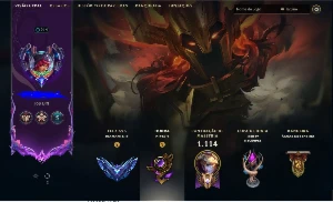 Conta League of Legends com 221 Skin e Mordekaiser Sahn-Uzal LOL
