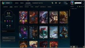 Conta League of legends todos os campeoes gold 4 LOL